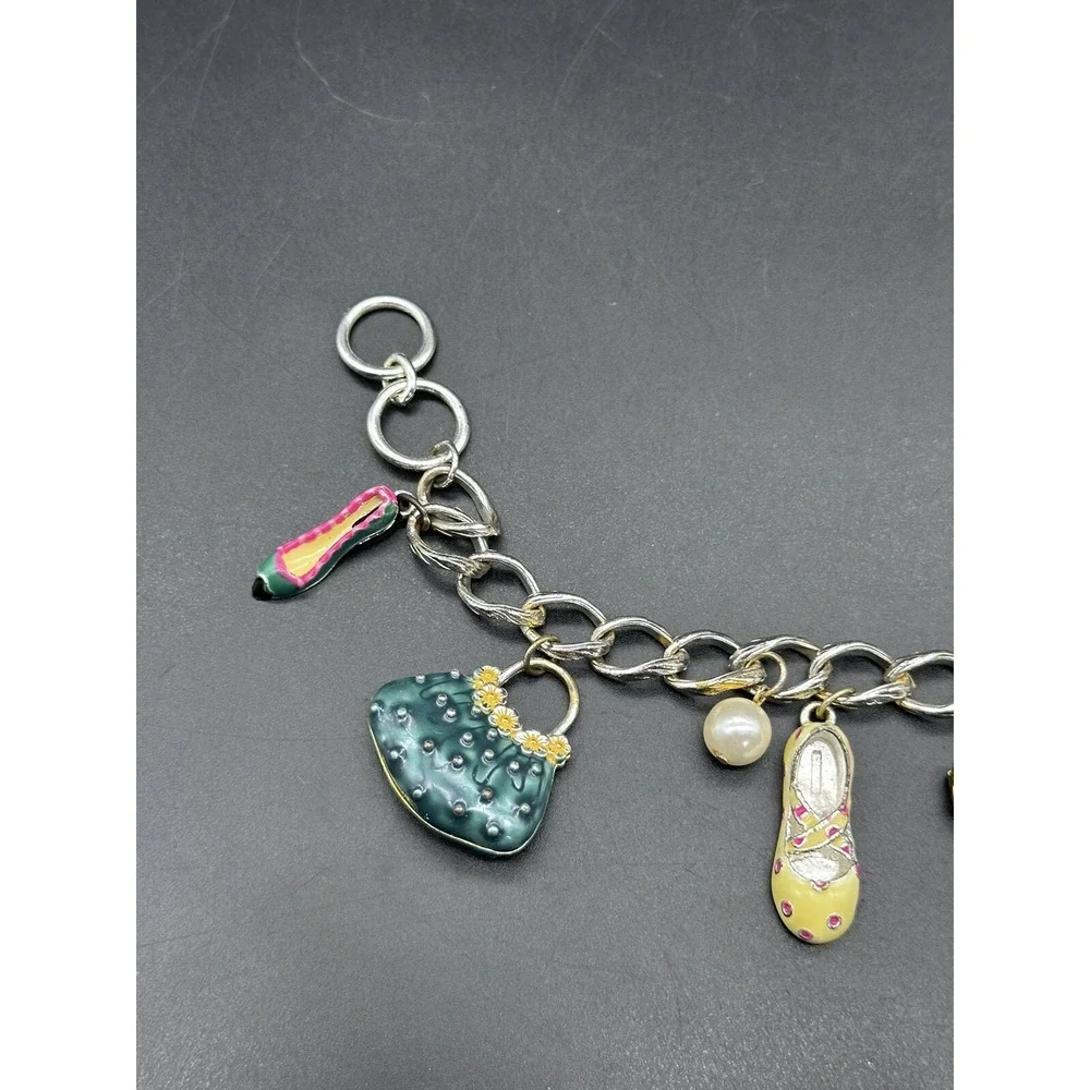Pre-Owned Handbag/shoe lover Charm Bracelet Jewelry 7